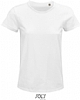Camiseta Organica Mujer Crusader Sols - Color Blanco